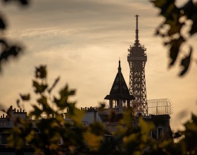 View on the Eiffel Tower