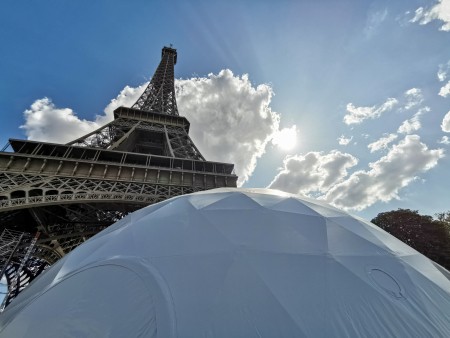 Exhibition dome: 130 years of the Eiffel Tower