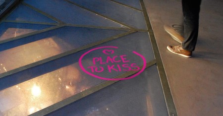 Place to kiss on Valentine's Day