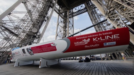 Bateau Initiative Coeur on the 1st floor of the Eiffel Tower