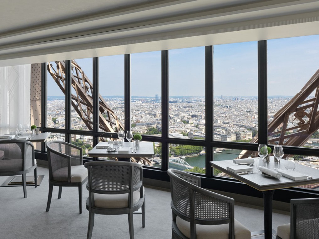 The Quai Branly lounge inside Le Jules Verne