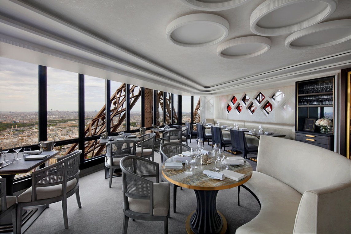 Quai Branly lounge inside Le Jules Verne