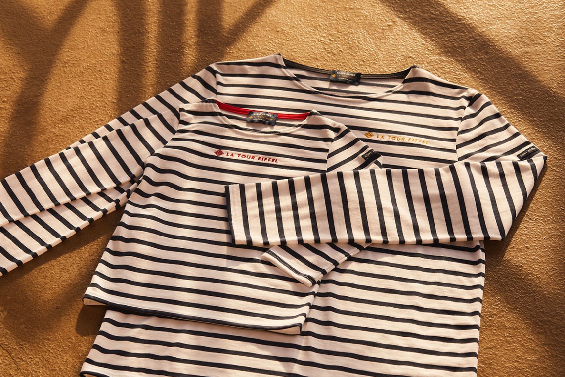 Eiffel Tower x Saint James collection  - Adults’ and Children’s marinières