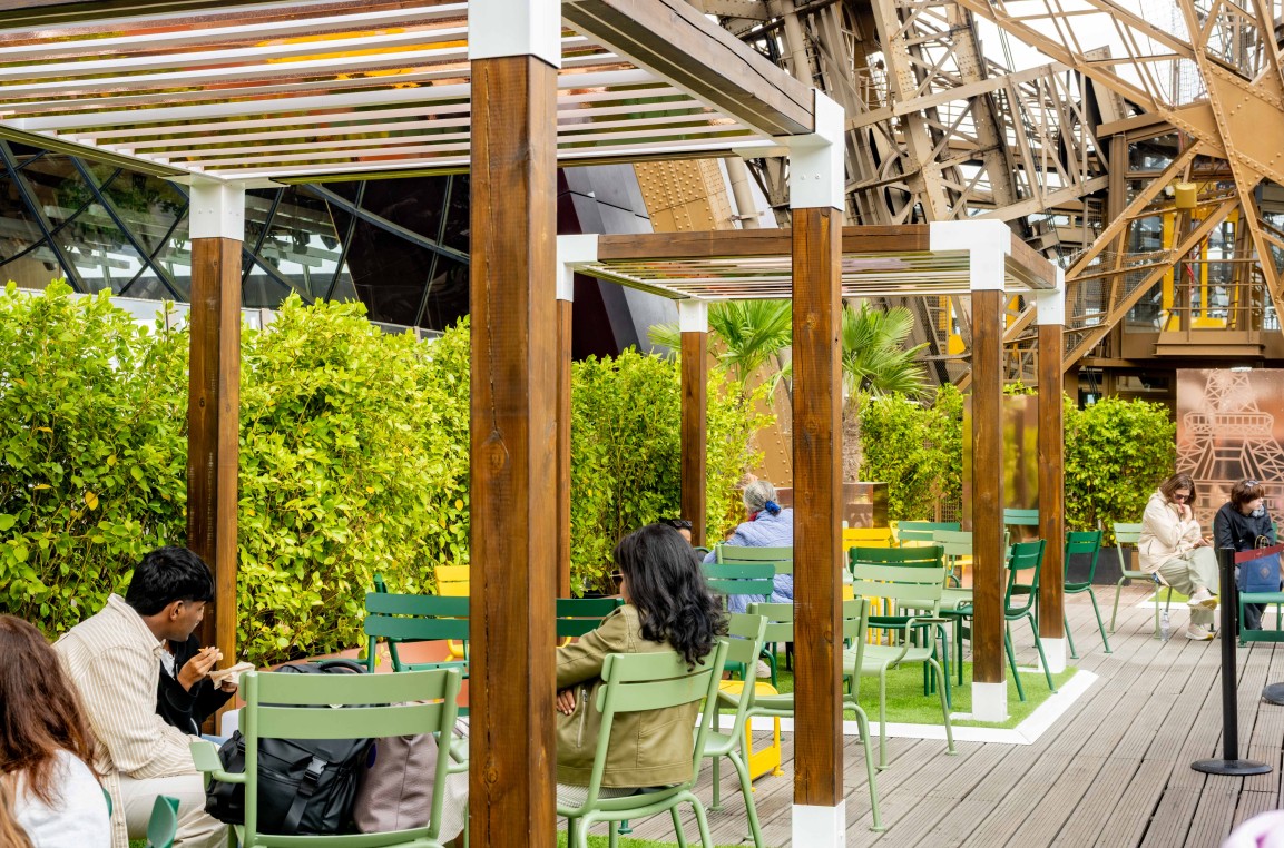 The terrace