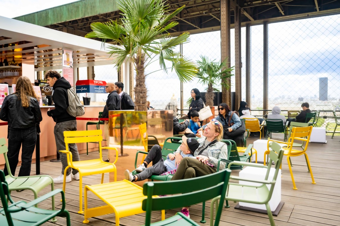 The terrace